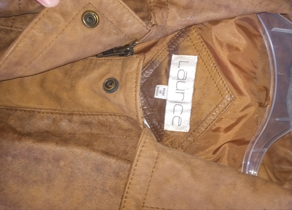 Vintage Leather Bomber Jacket - Picture 5 of 5